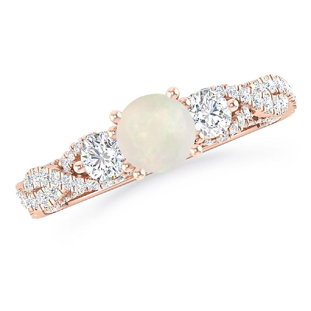 Rose Gold - Opal