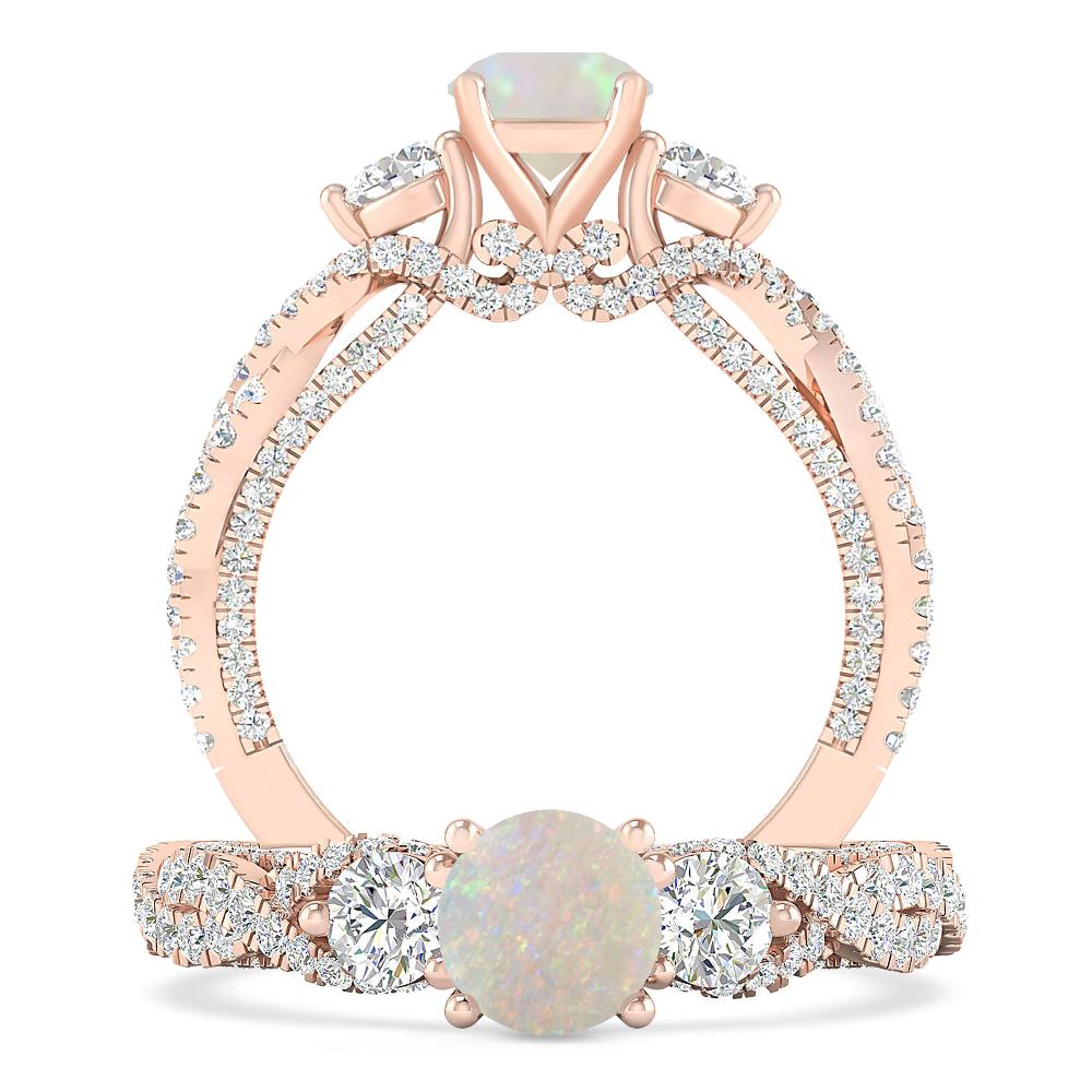 Rose Gold - Opal