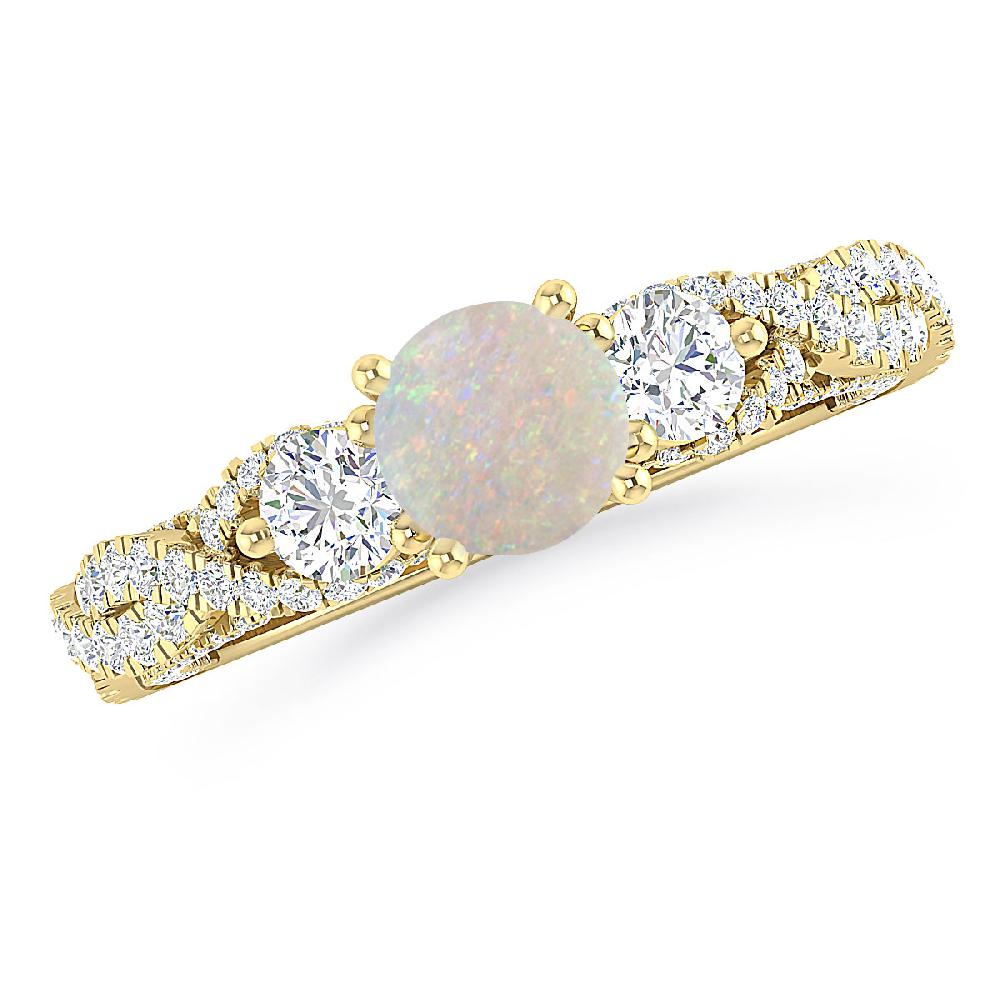 Yellow Gold - Opal