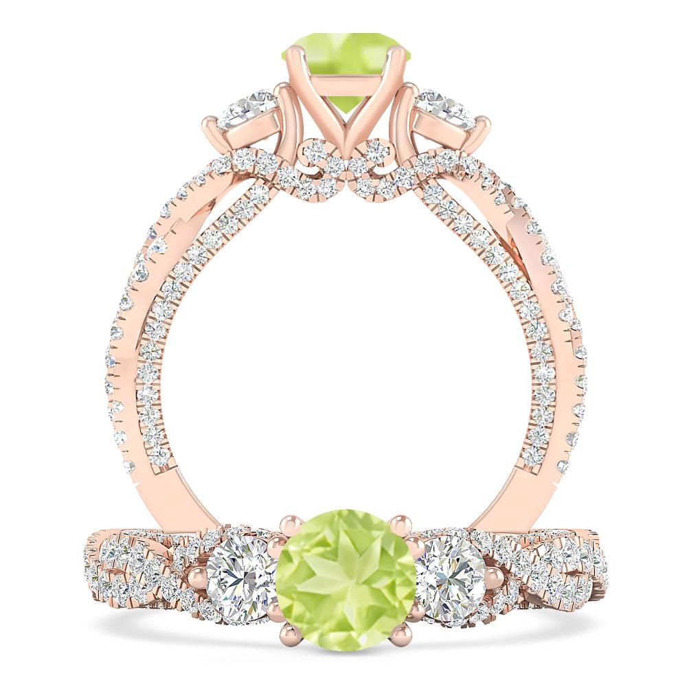 Rose Gold - Peridot