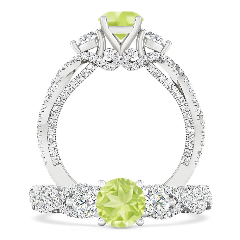 White Gold - Peridot