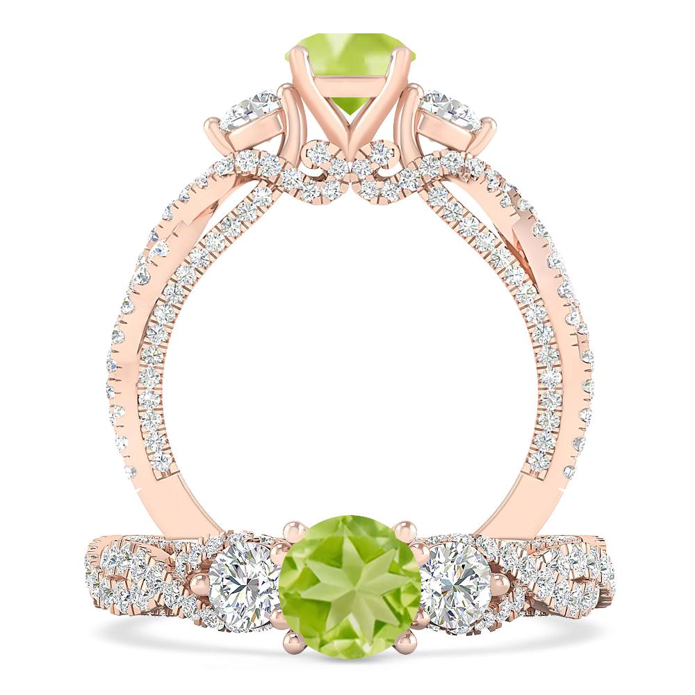 Rose Gold - Peridot