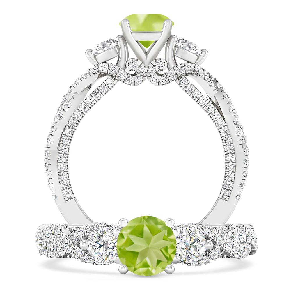 White Gold - Peridot