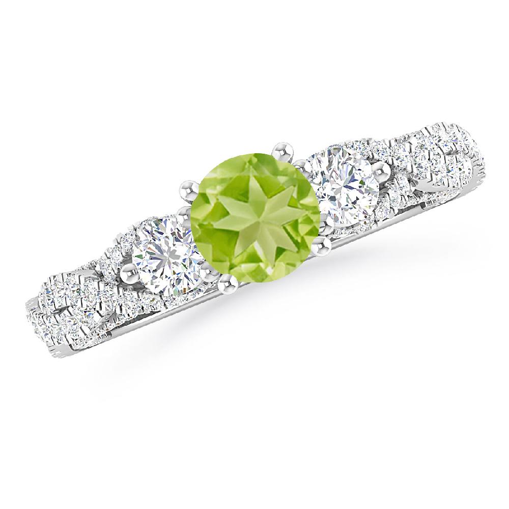 White Gold - Peridot