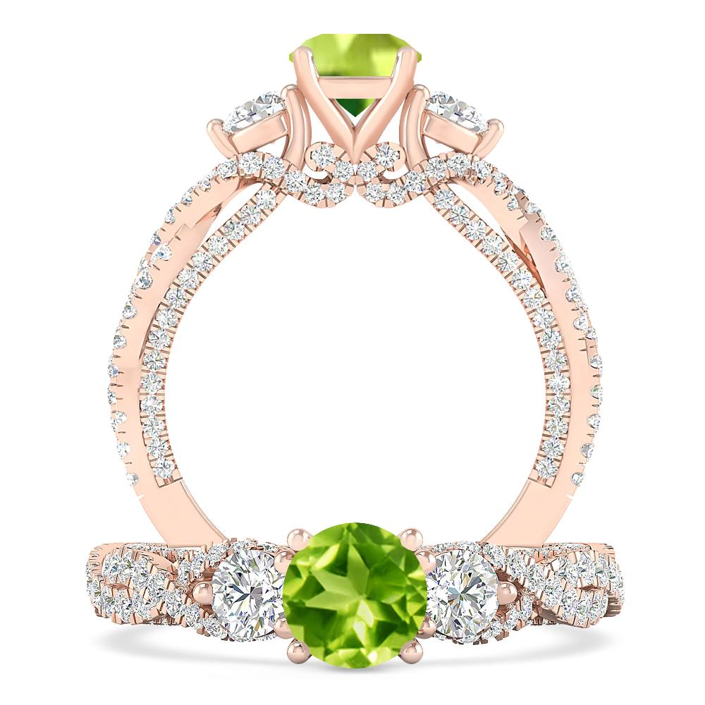 Rose Gold - Peridot