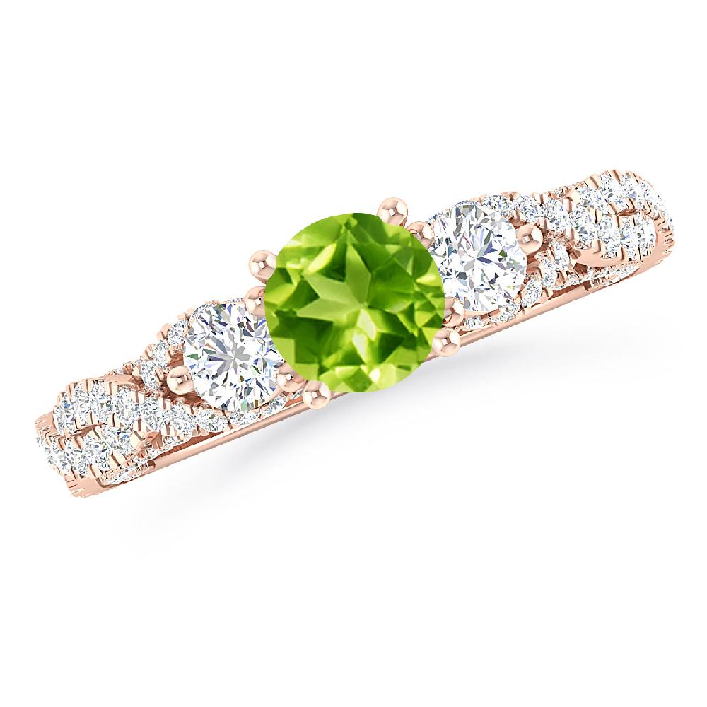 Rose Gold - Peridot