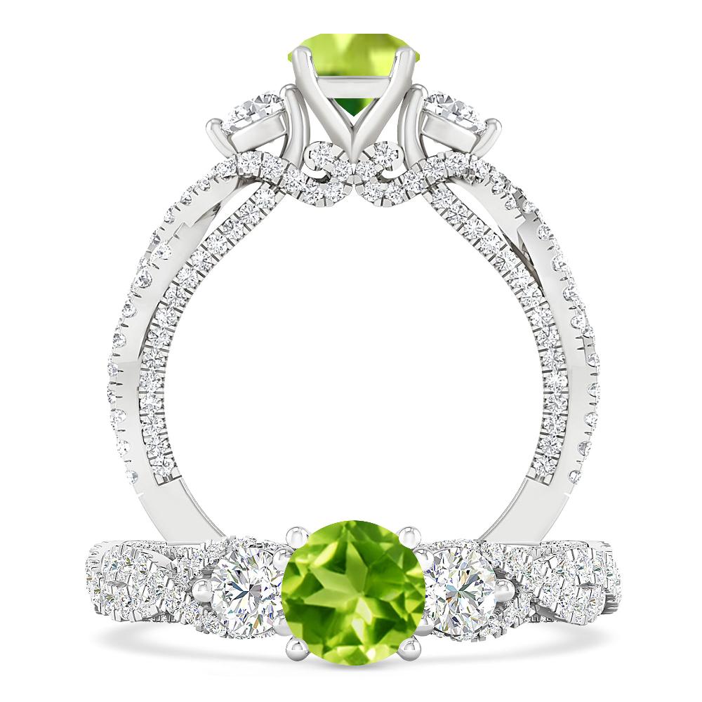 White Gold - Peridot