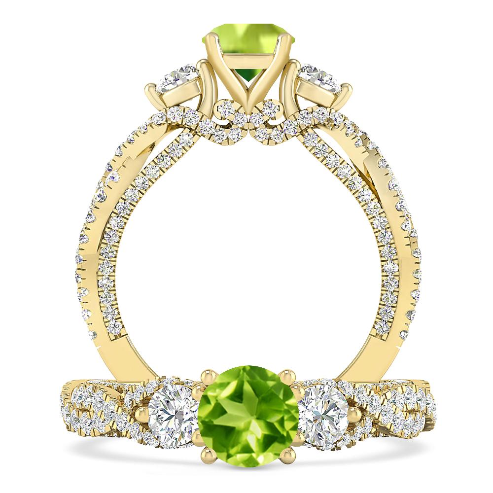 Yellow Gold - Peridot