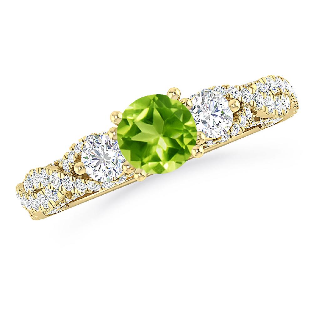 Yellow Gold - Peridot