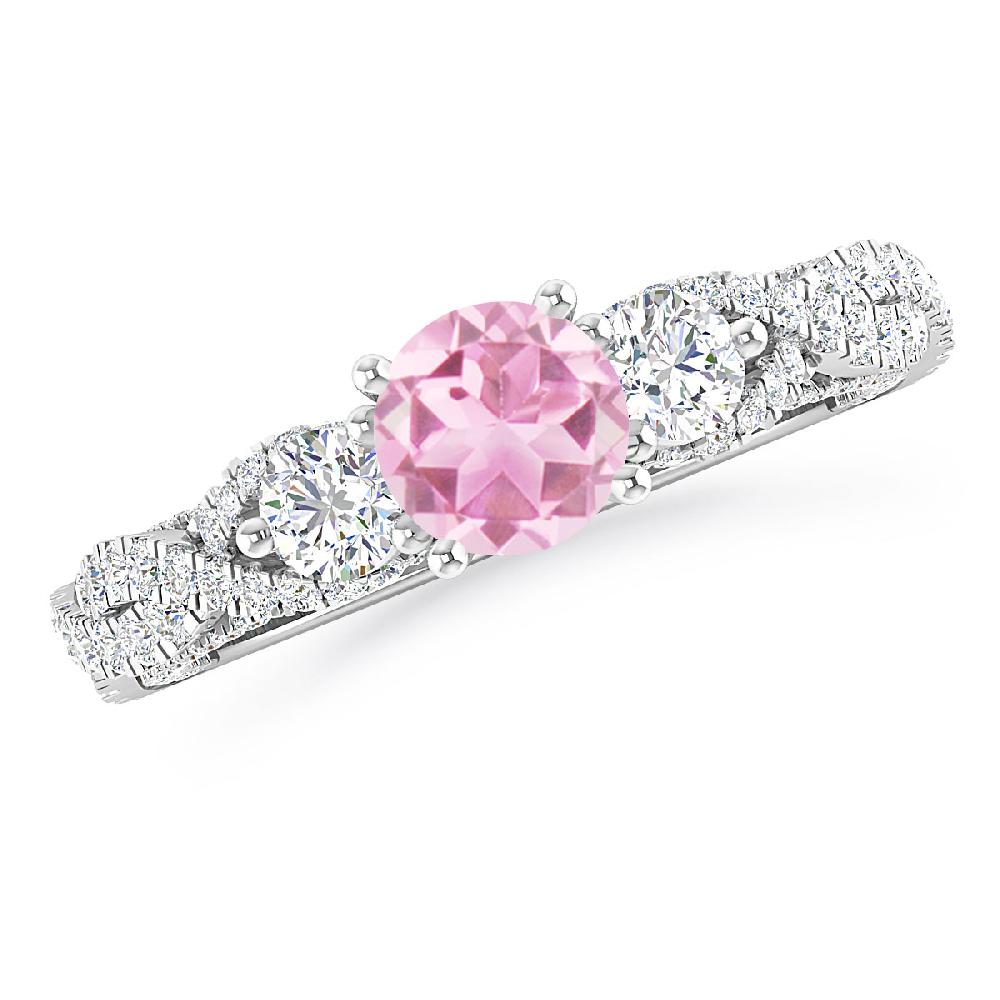 White Gold - Pink Tourmaline