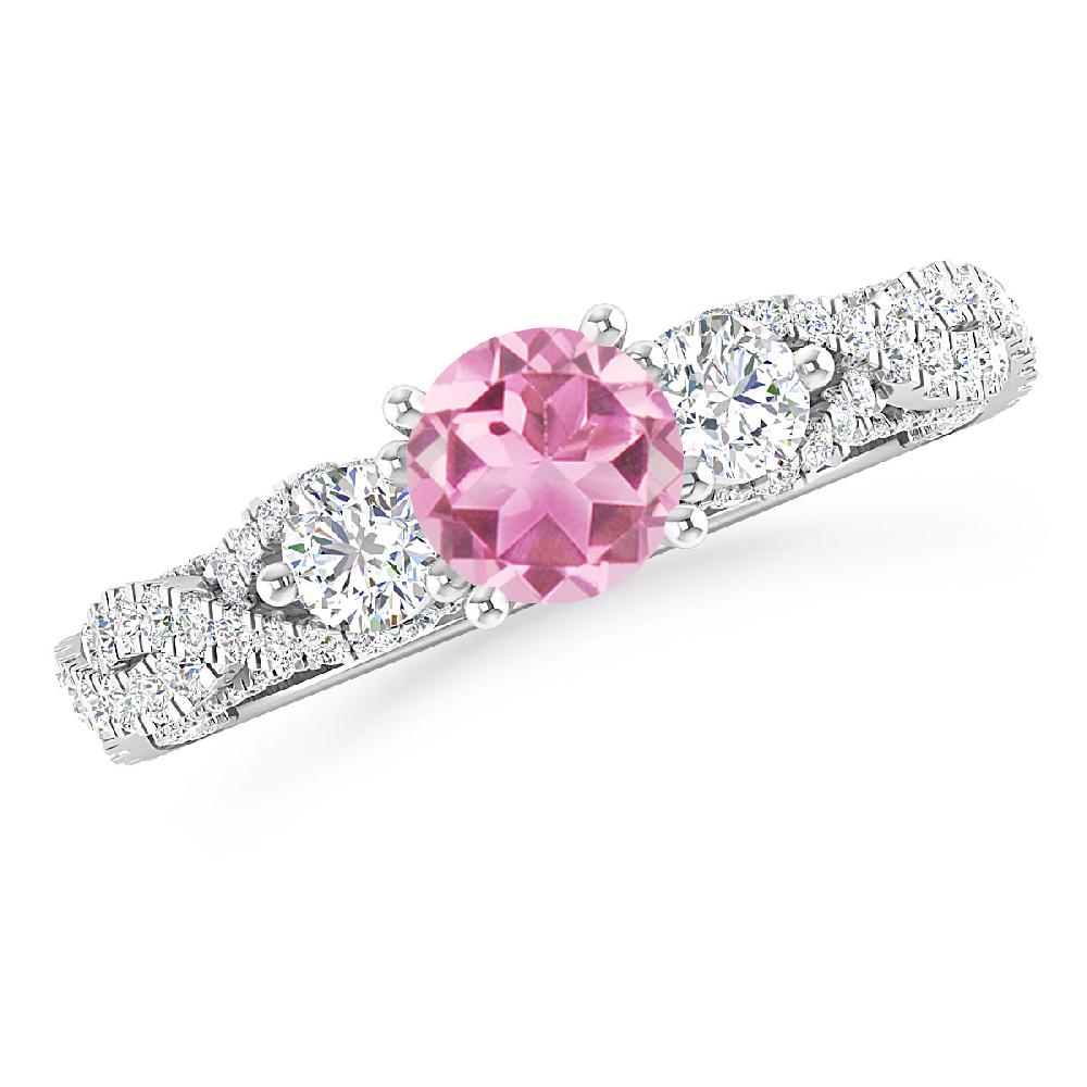 White Gold - Pink Tourmaline