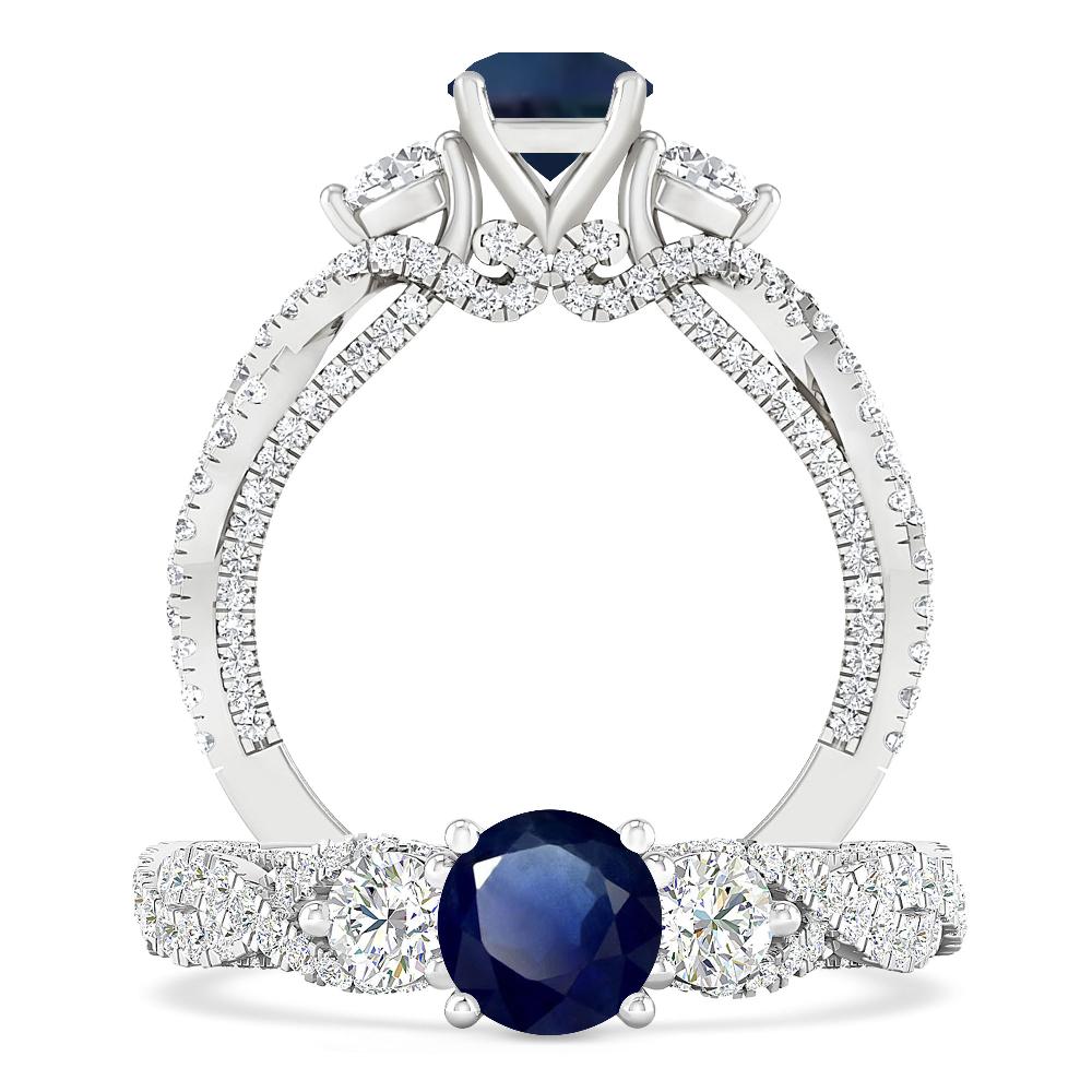 White Gold - Sapphire