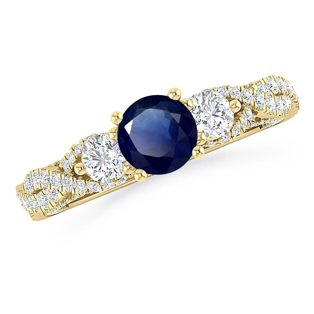 Yellow Gold - Sapphire