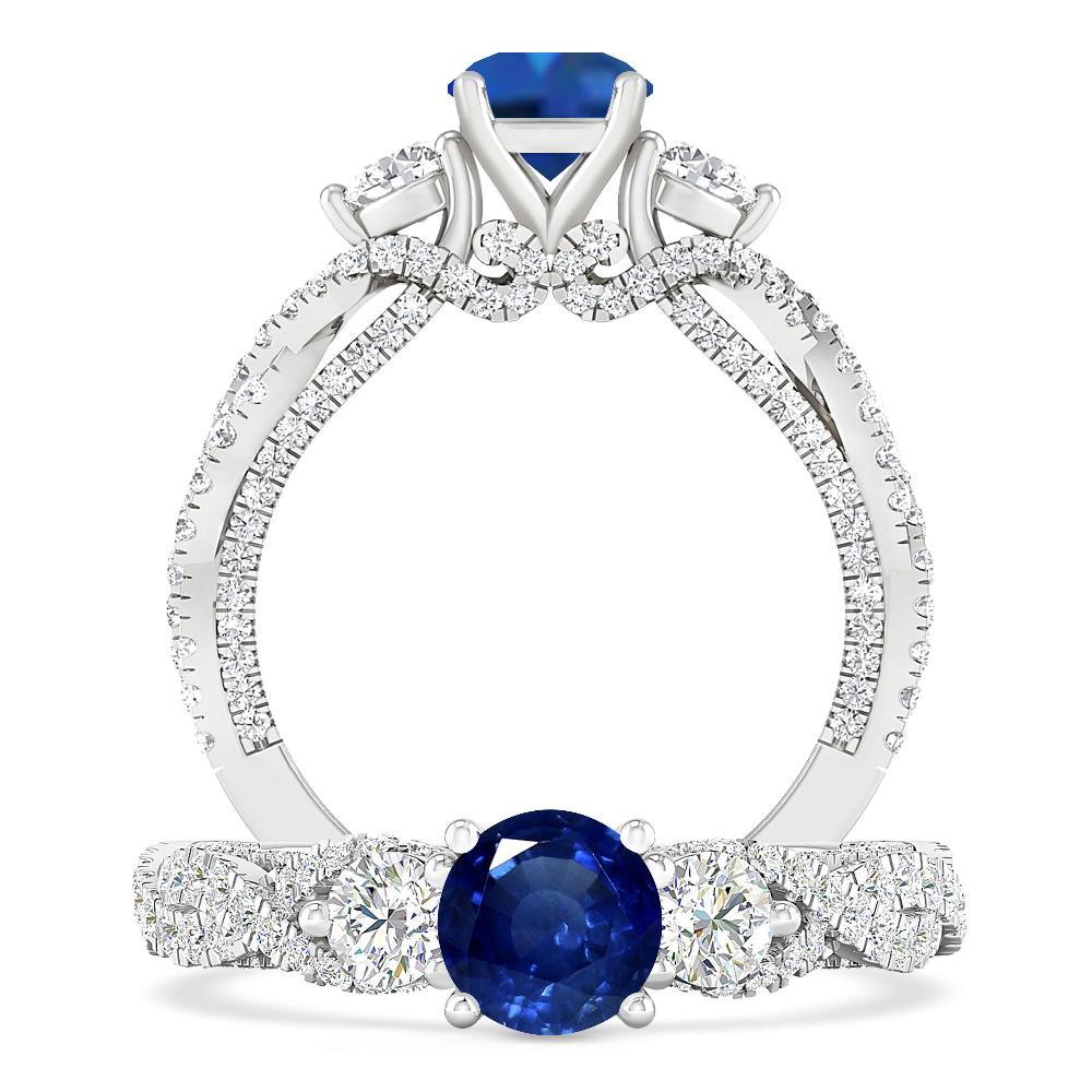 White Gold - Sapphire