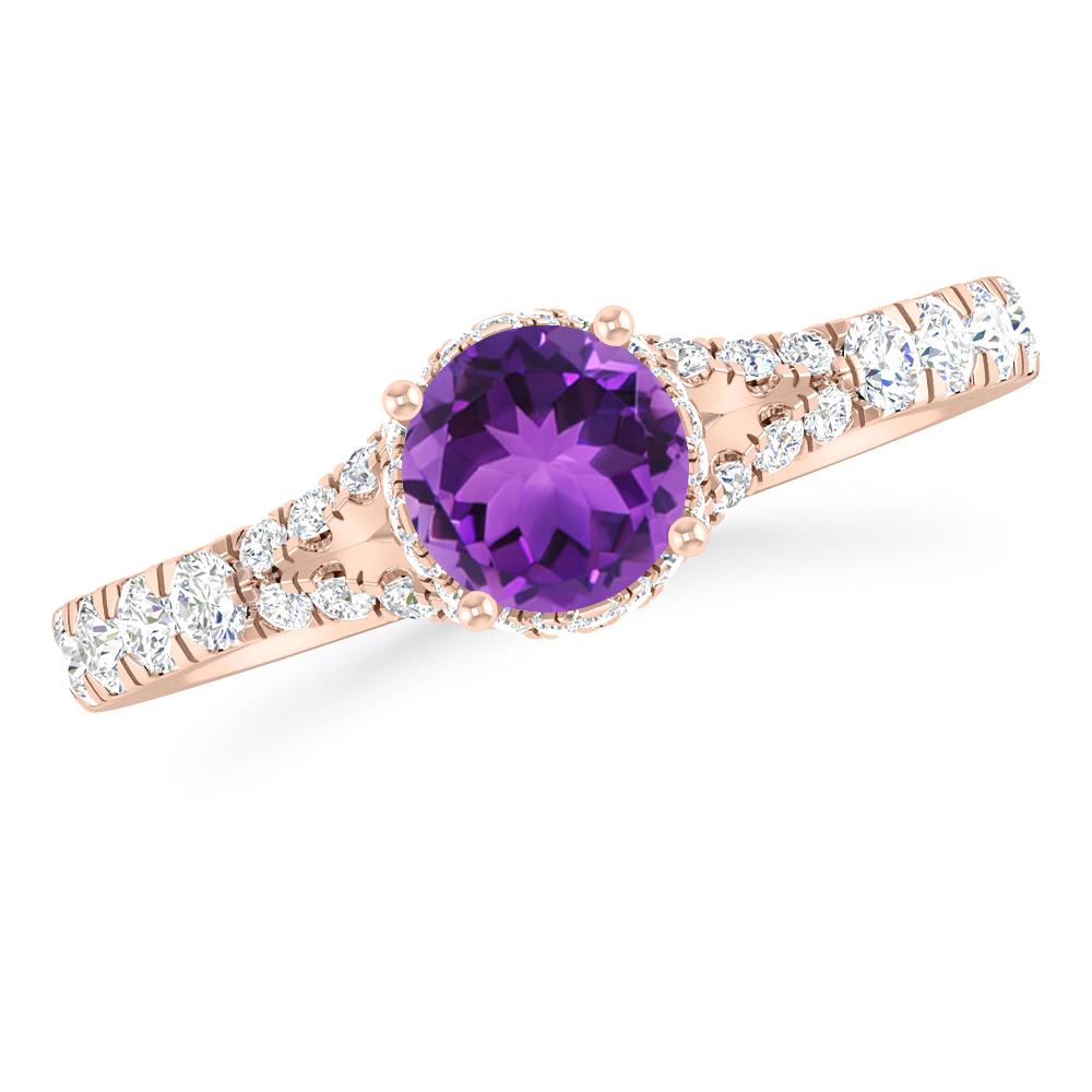 Rose Gold - Amethyst