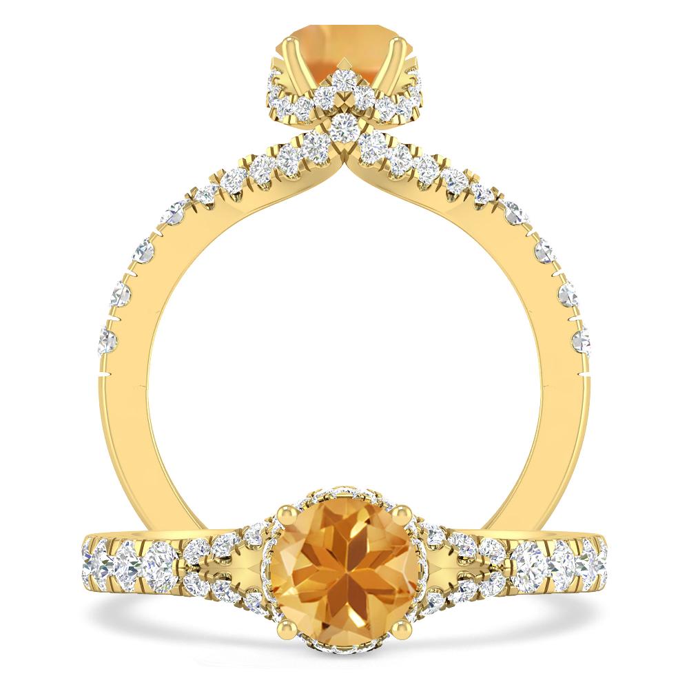 Yellow Gold - Citrine