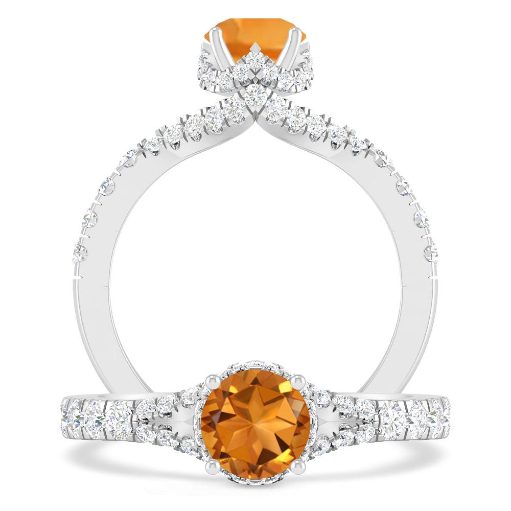 White Gold - Citrine