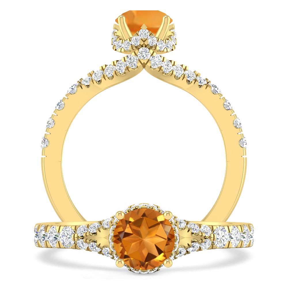 Yellow Gold - Citrine