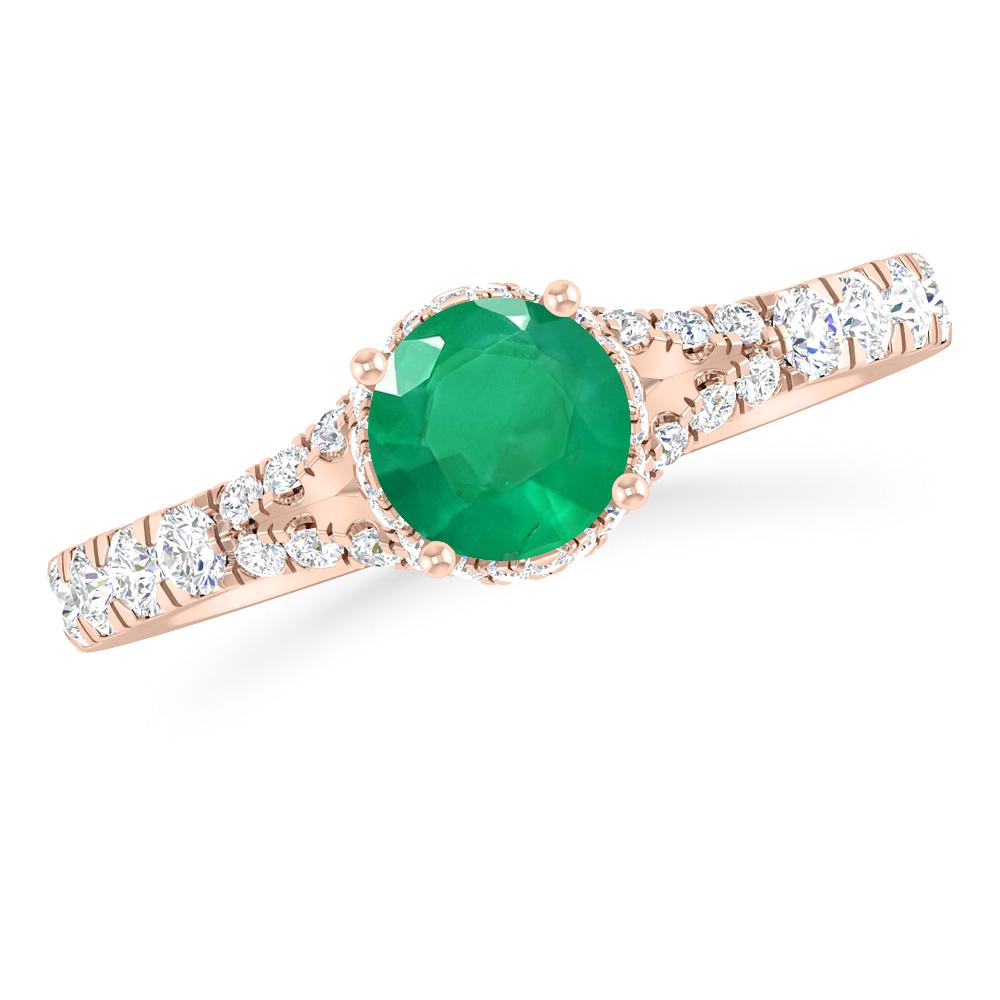 Rose Gold - Emerald