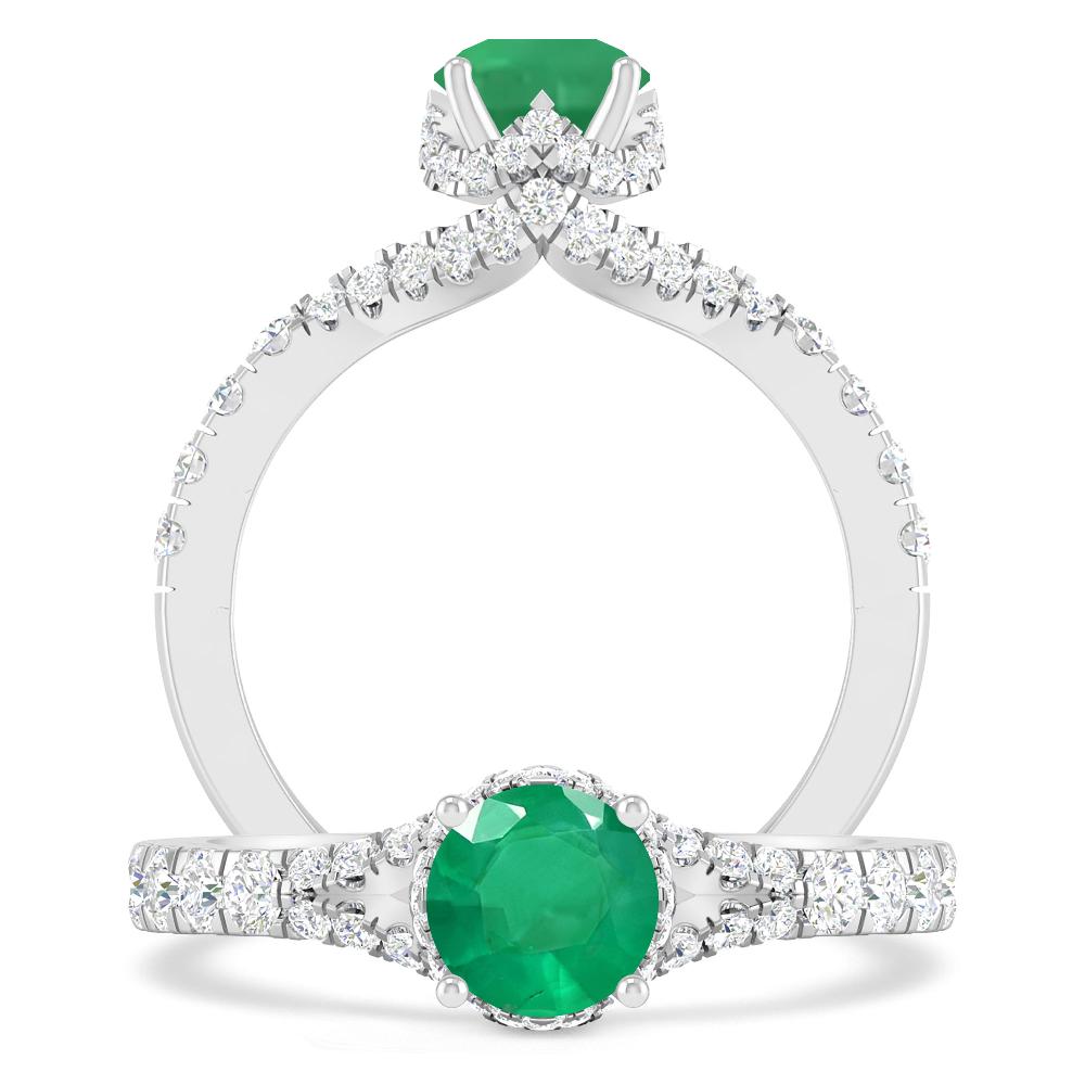 White Gold - Emerald