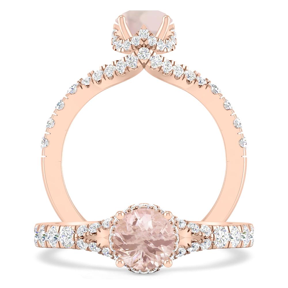 Rose Gold - Morganite