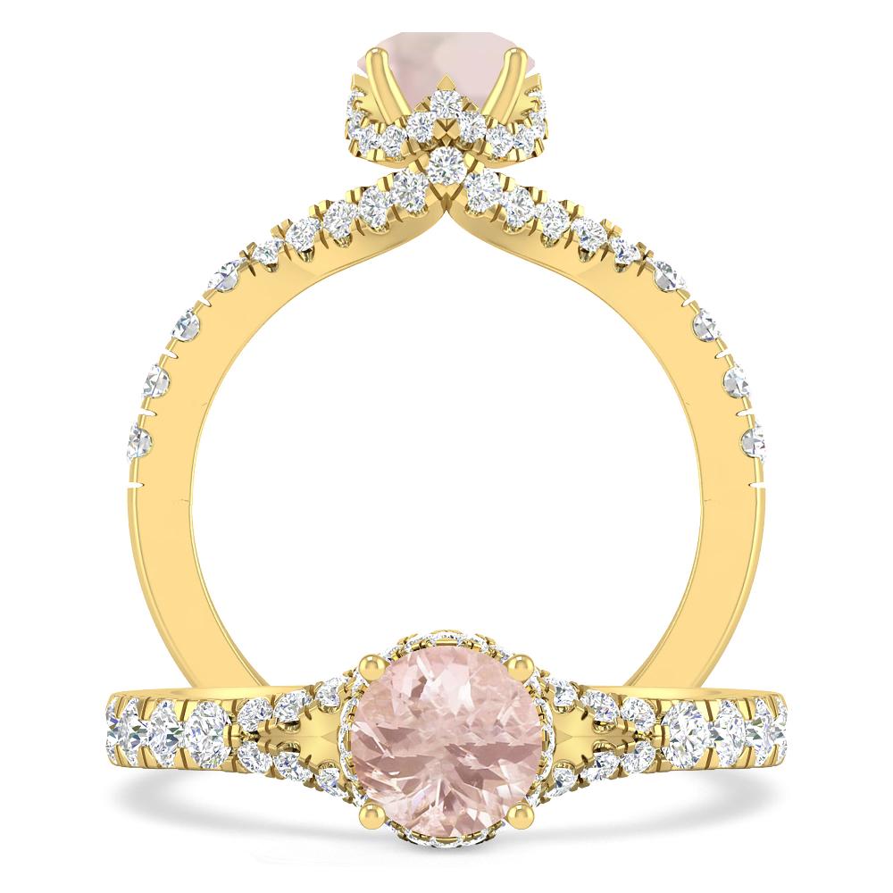 Yellow Gold - Morganite