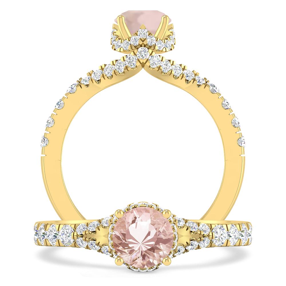 Yellow Gold - Morganite