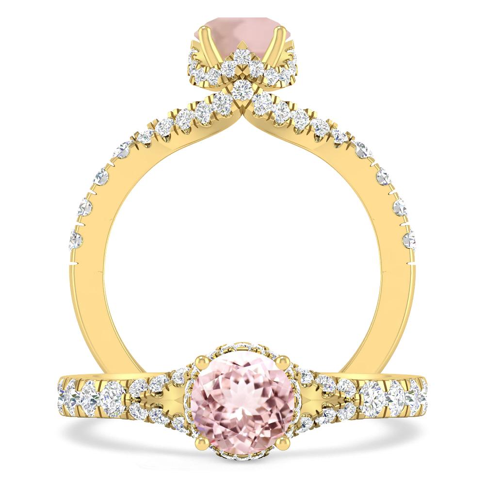 Yellow Gold - Morganite