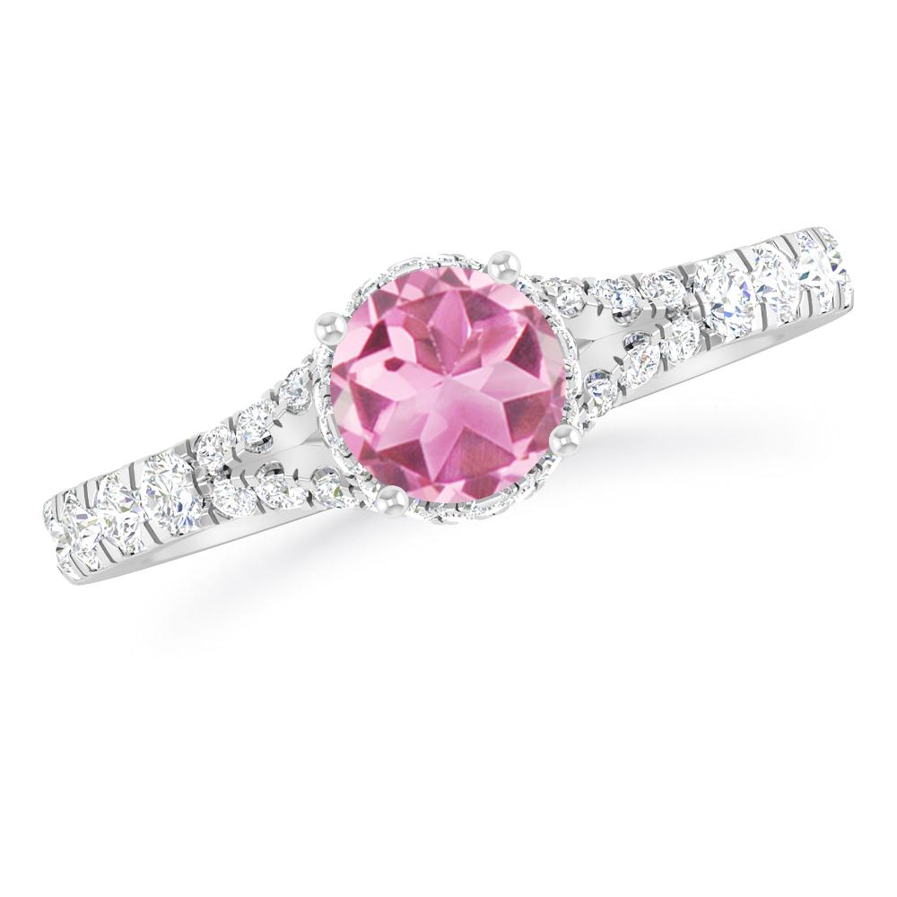 White Gold - Pink Tourmaline