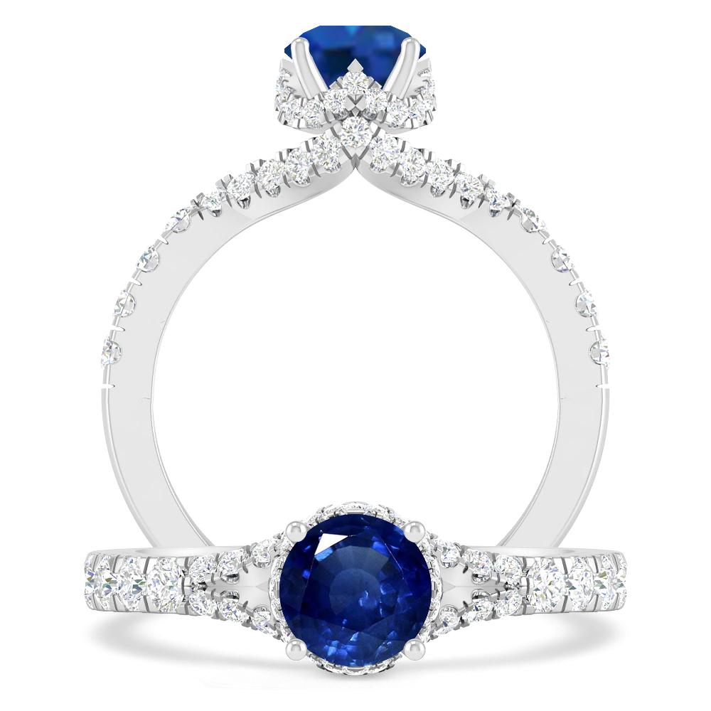 White Gold - Sapphire