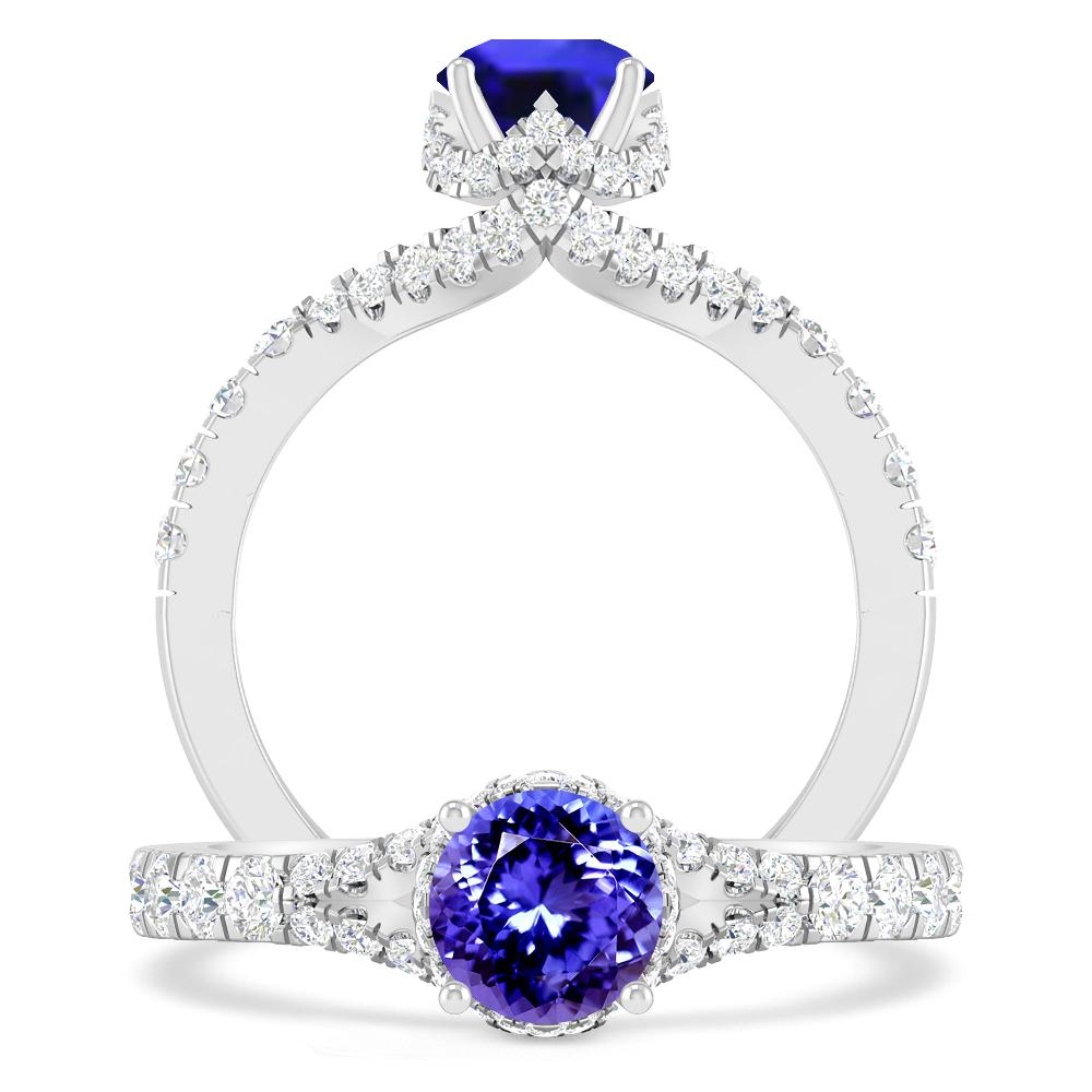 White Gold - Tanzanite