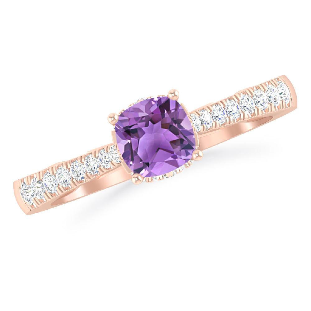 Rose Gold - Amethyst