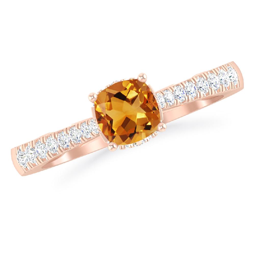 Rose Gold - Citrine