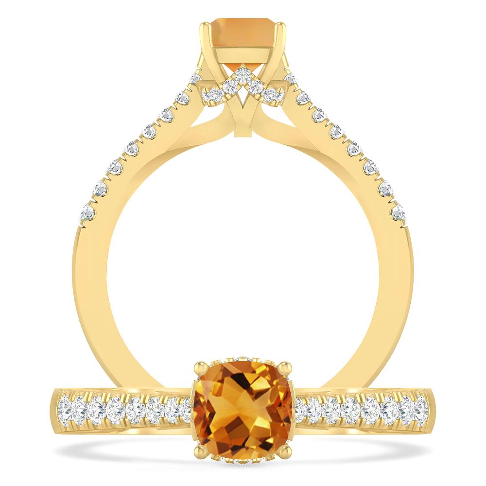 Yellow Gold - Citrine