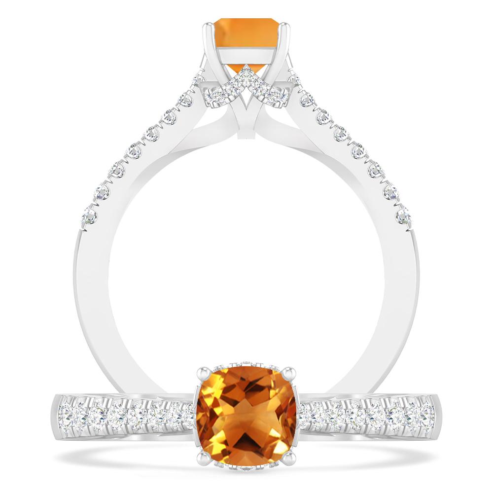 White Gold - Citrine