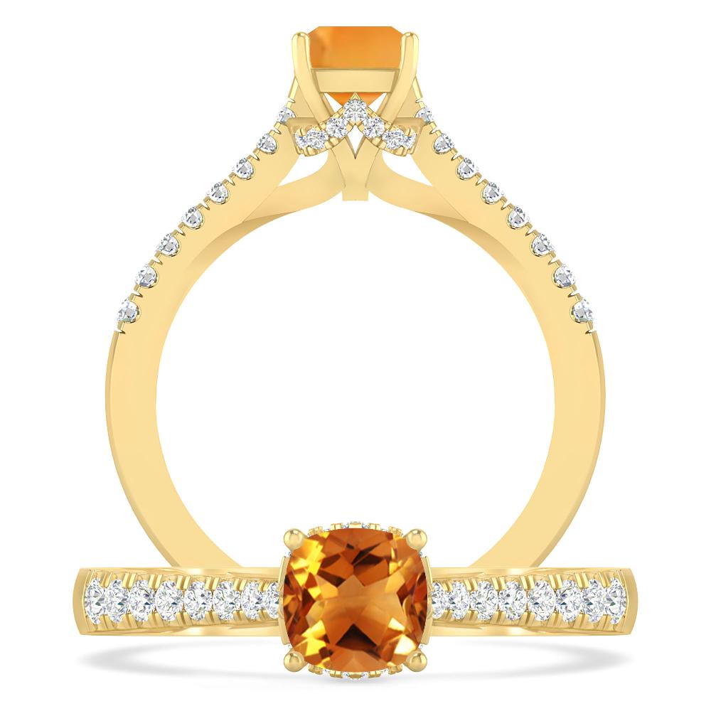 Yellow Gold - Citrine