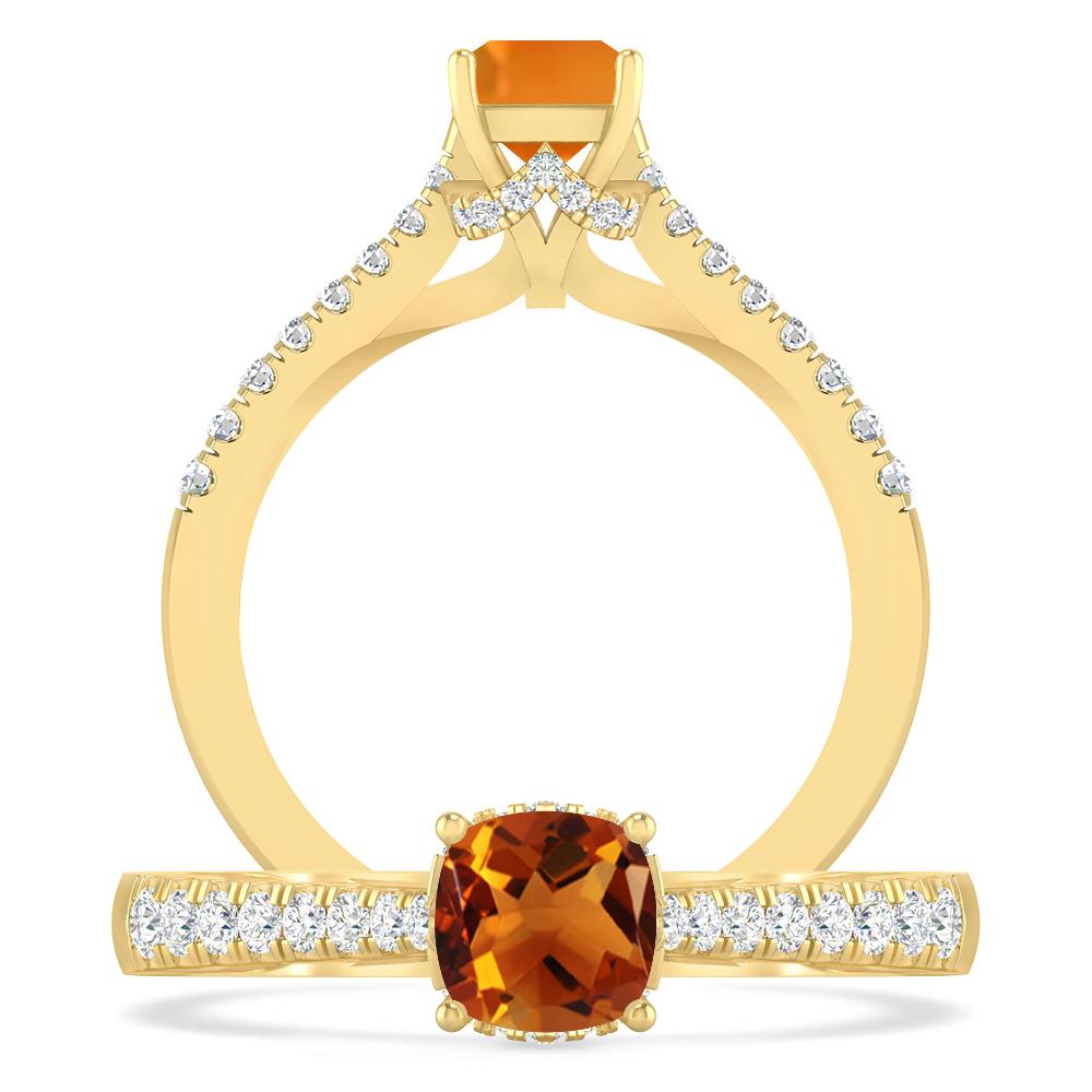 Yellow Gold - Citrine