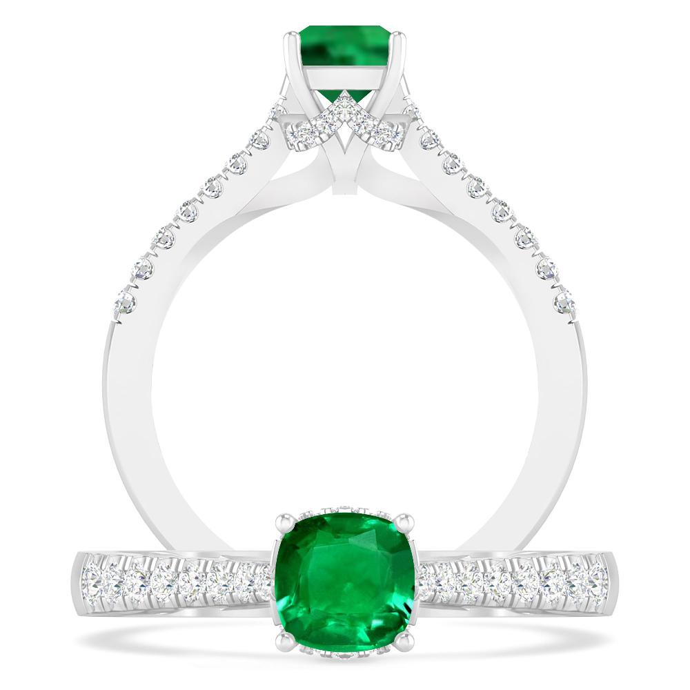 White Gold - Emerald