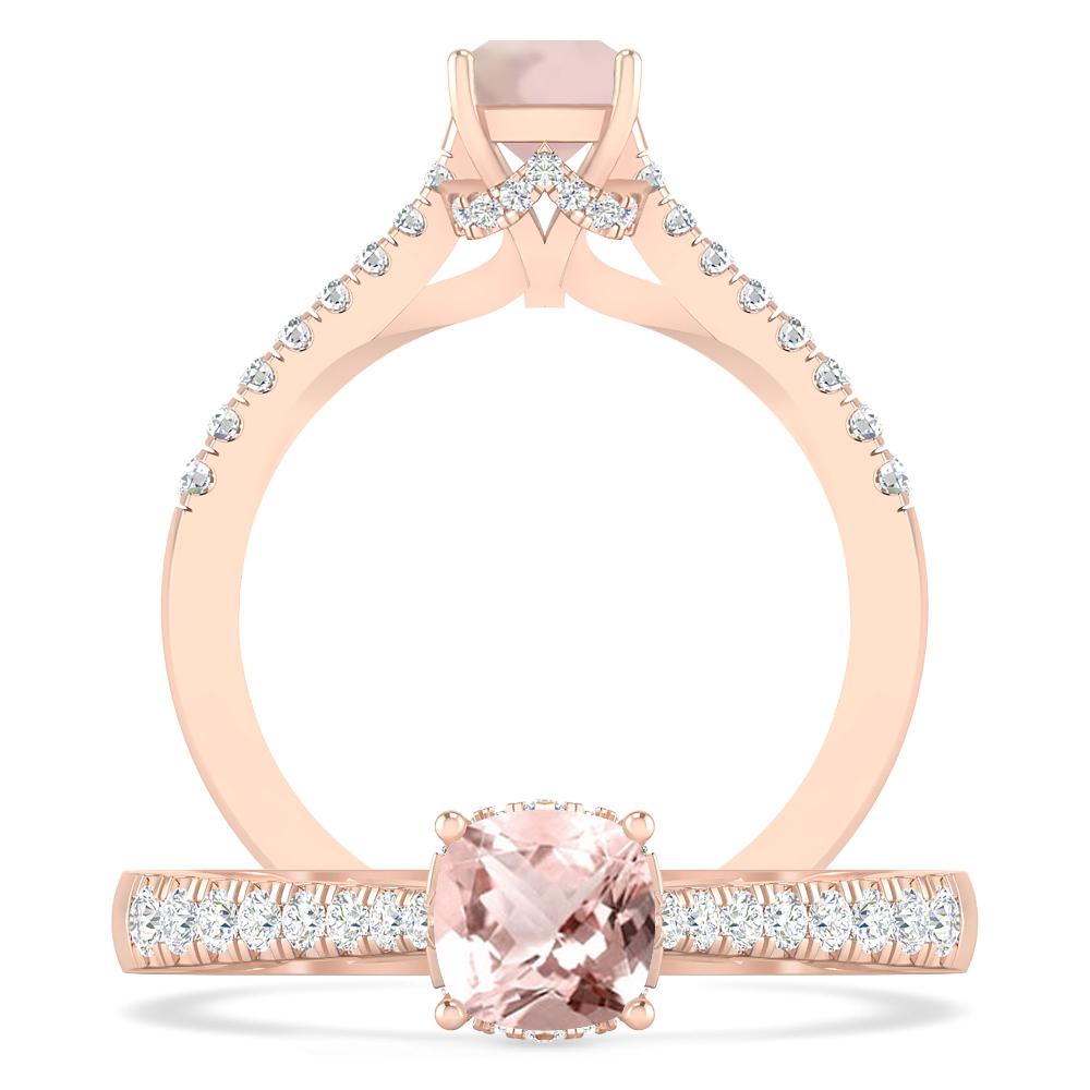 Rose Gold - Morganite