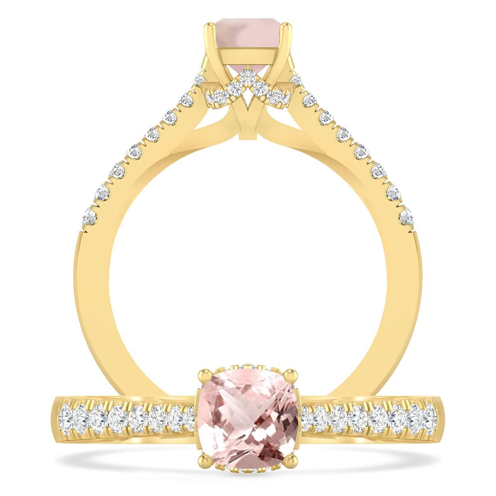 Yellow Gold - Morganite