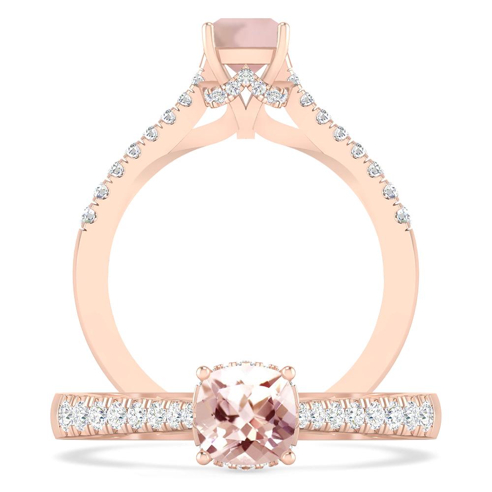 Rose Gold - Morganite