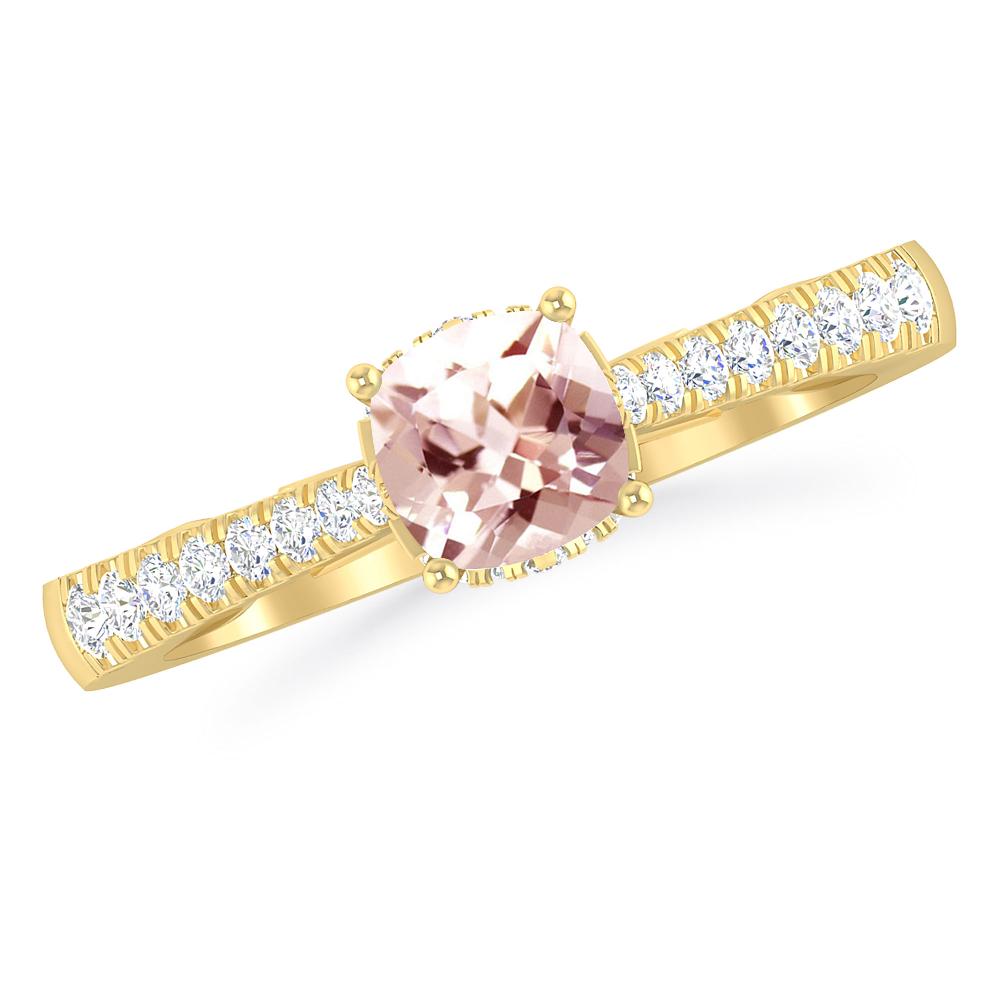 Yellow Gold - Morganite