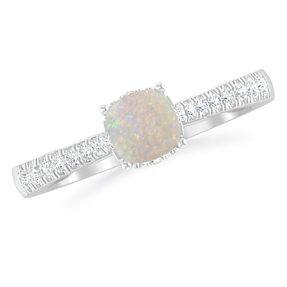 White Gold - Opal