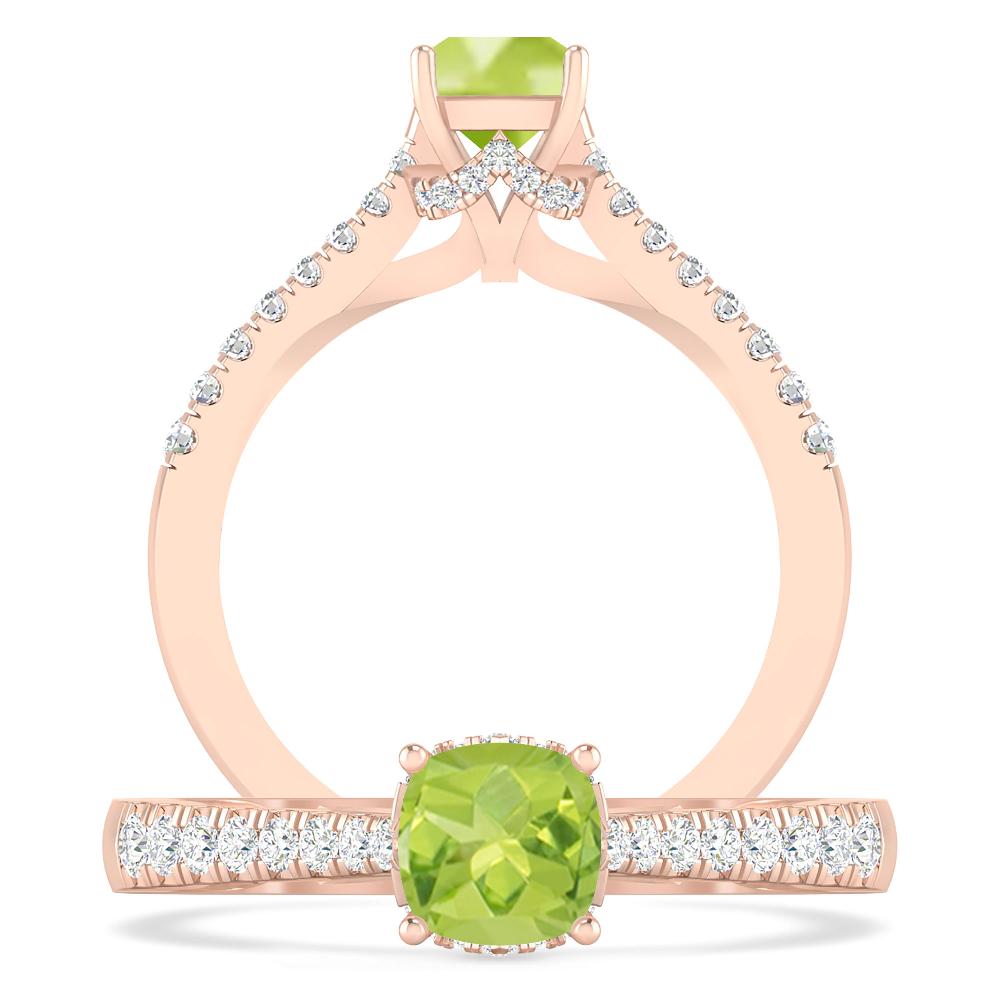 Rose Gold - Peridot