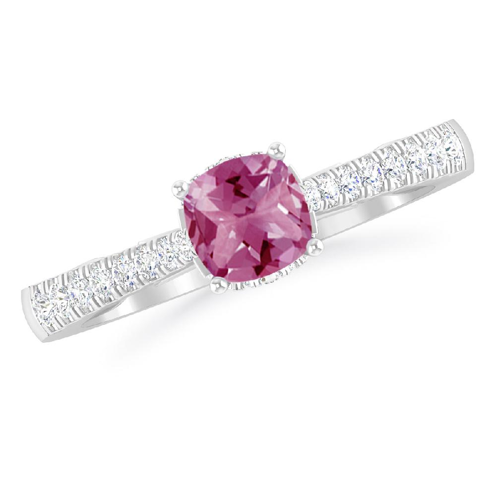 White Gold - Pink Tourmaline
