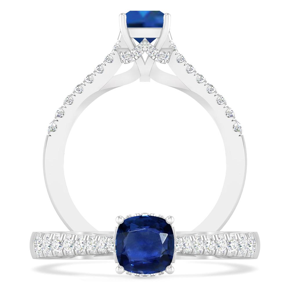White Gold - Sapphire