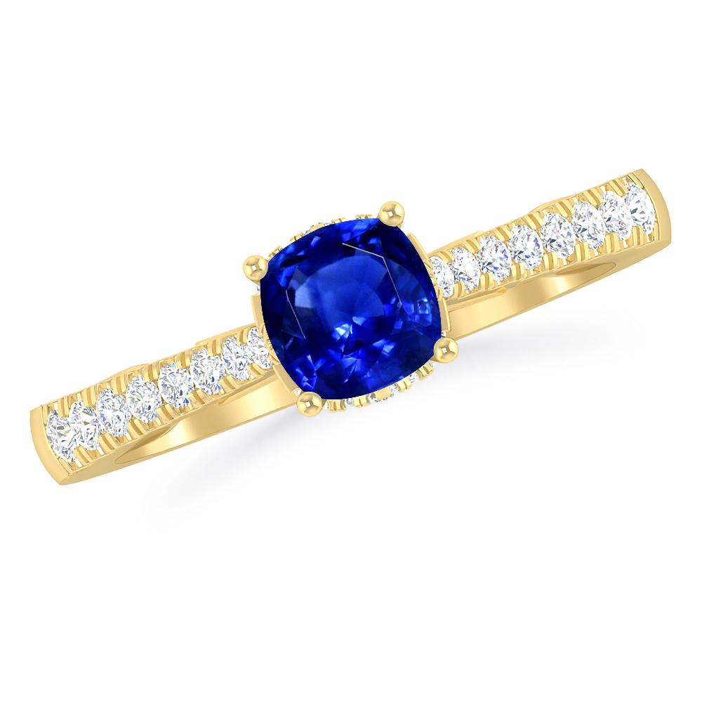 Yellow Gold - Sapphire