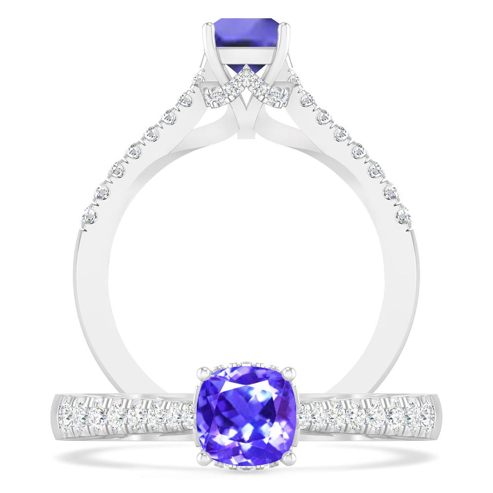 White Gold - Tanzanite