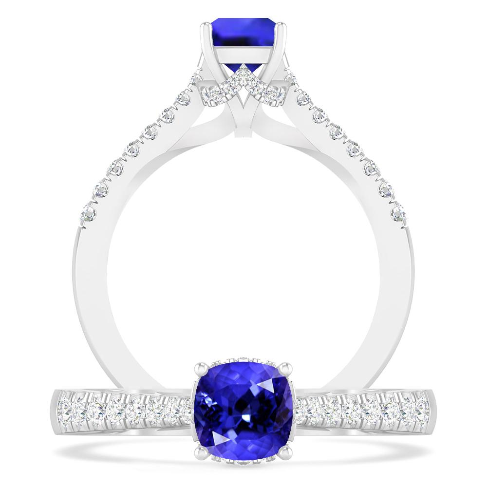 White Gold - Tanzanite