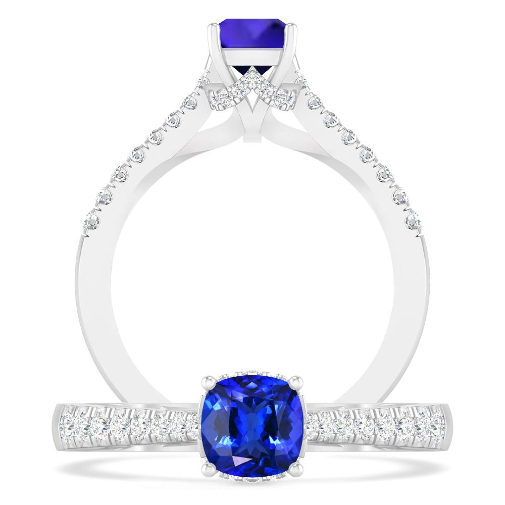 White Gold - Tanzanite